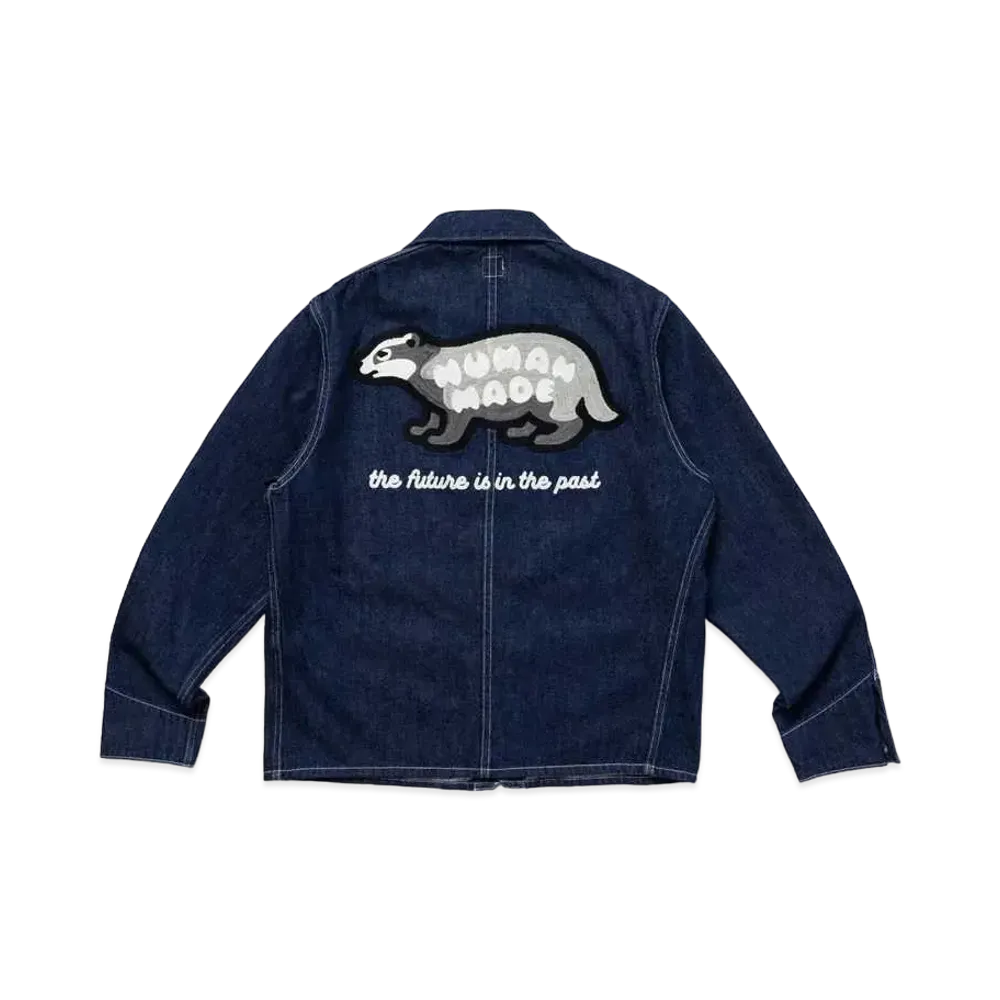 HUMAN MADE Denim Short Coverall Jacket "Indigo"