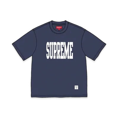 Supreme Stretch Appliqué S/S Top "Navy"