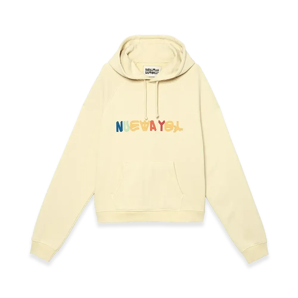 ZARA x Bad Bunny Benito Antonio Patch Hoodie "Vanilla"