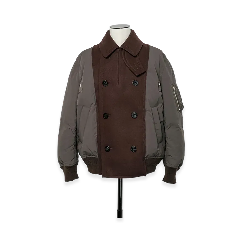 sacai Puffer Jacket "Brown"