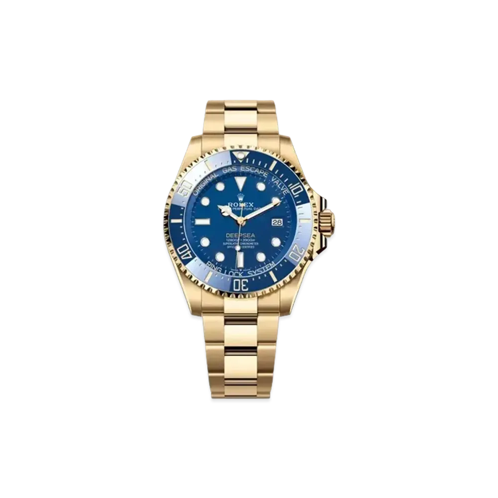 ROLEX Deep Sea 44mm Oyster Perpetual "Yellow Gold/Blue" 136668LB