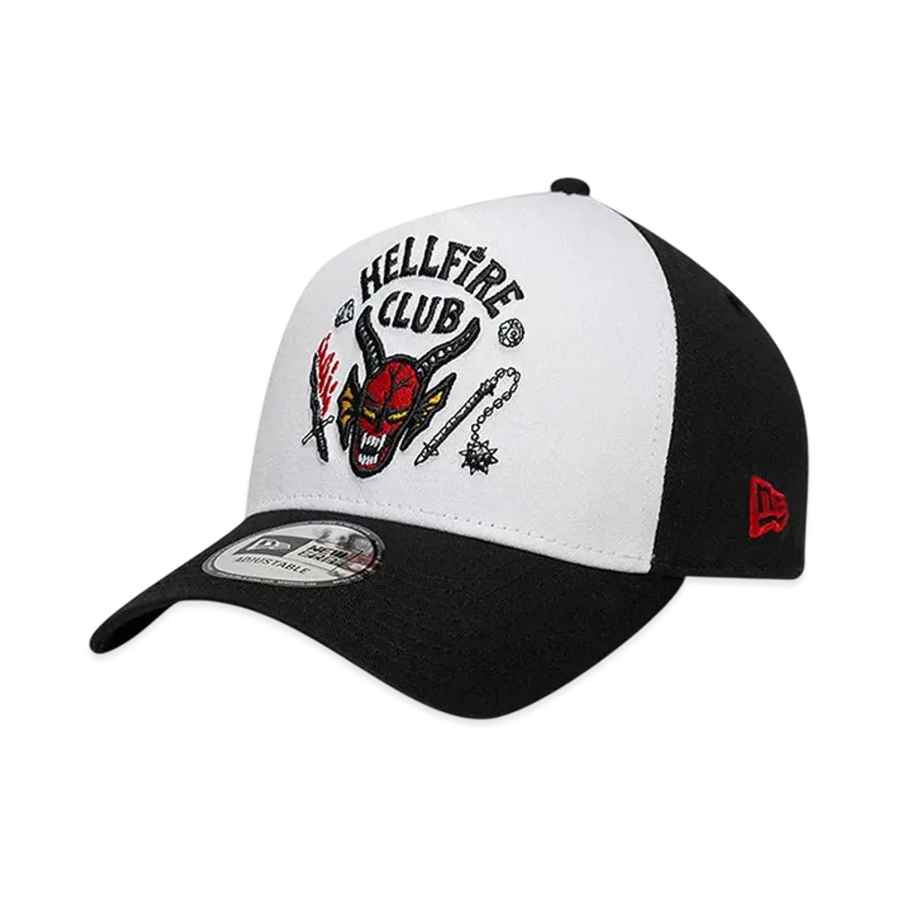 NEW ERA x Netflix Stranger Things 9Forty A-Frame "White/Black"