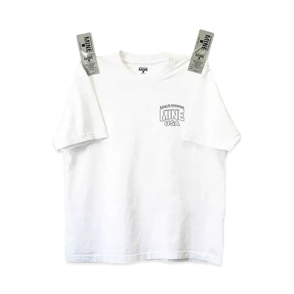 BLACKMEANS x MINE USA  #03 S/S "White"