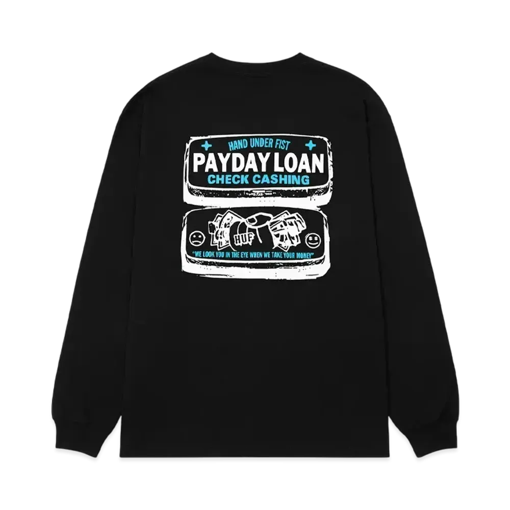 HUF Pay Day LS Tee "Black"