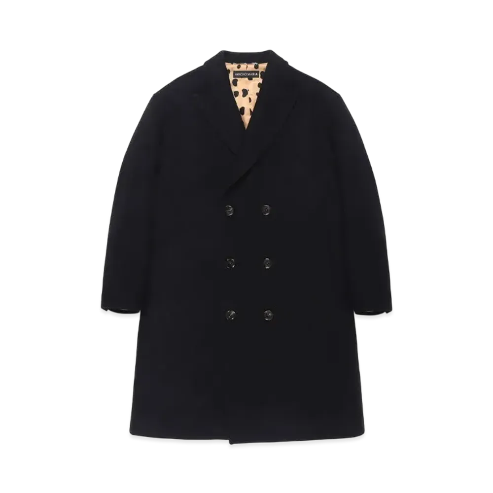 WACKO MARIA Double Breasted Coat "Black"
