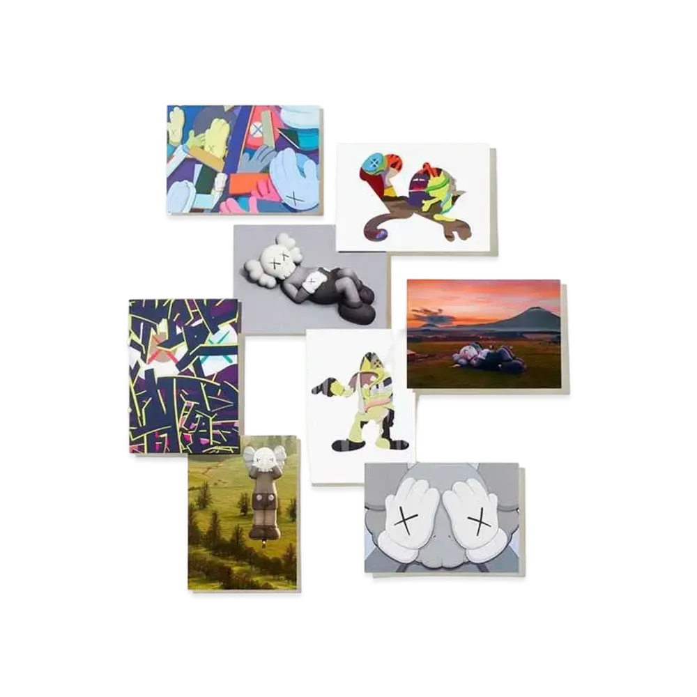 KAWS Postcard 8 Set