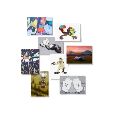 KAWS Postcard 8 Set