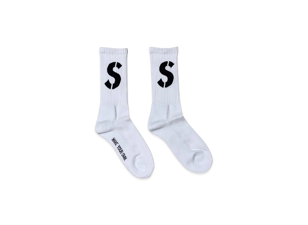 SAPEur Crew Socks "White"