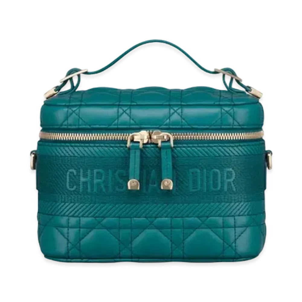 Dior Small Diortravel Vanity Case "Blue"