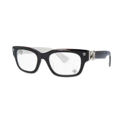 Chrome Hearts BANGADANG II-A Coco White Cross 52 Square Flare Cross "Black"