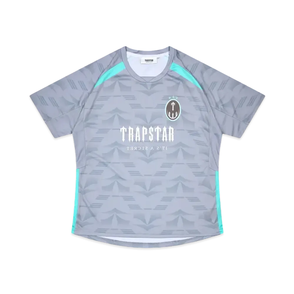 TRAPSTAR Irongate Football Jersey "Grey/Blue"