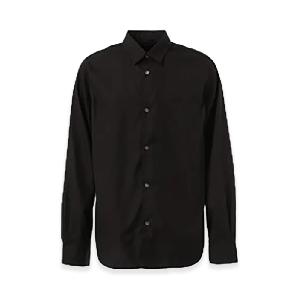COMME des GARCONS HOMME Cotton Plain Shirts "Black"