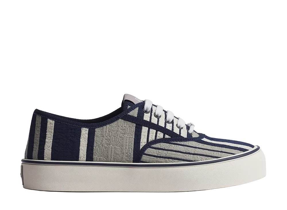 Dior Dioriviera Dior Saltwind Sneaker Dior Oblique Sun Stripes Jacquard "Gray/Blue"