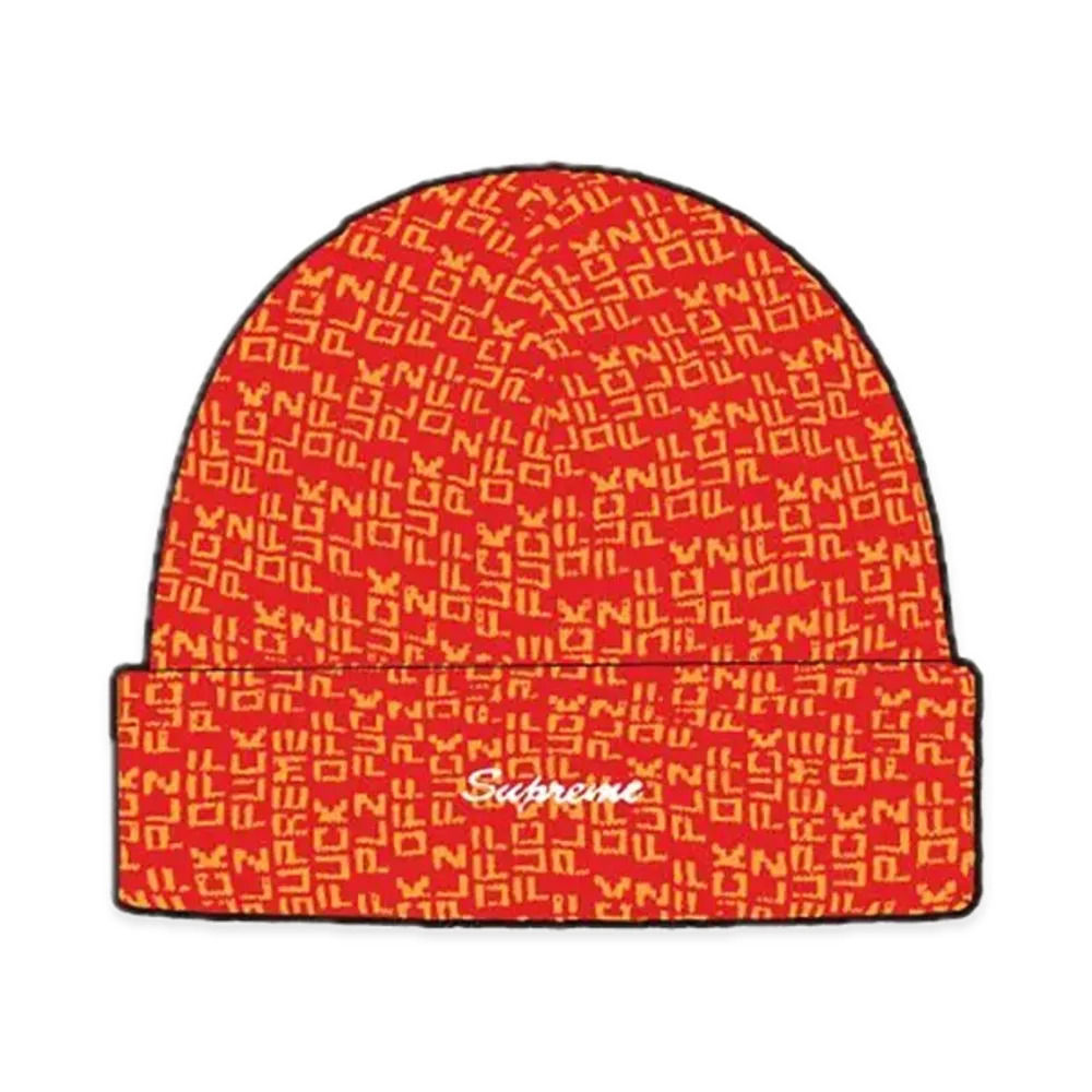 Supreme Fuck Off Beanie "Orange"