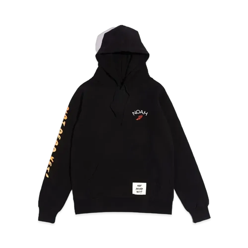 Noah Not Dead Yet! Winged Foot Summer Hoodie "Black"