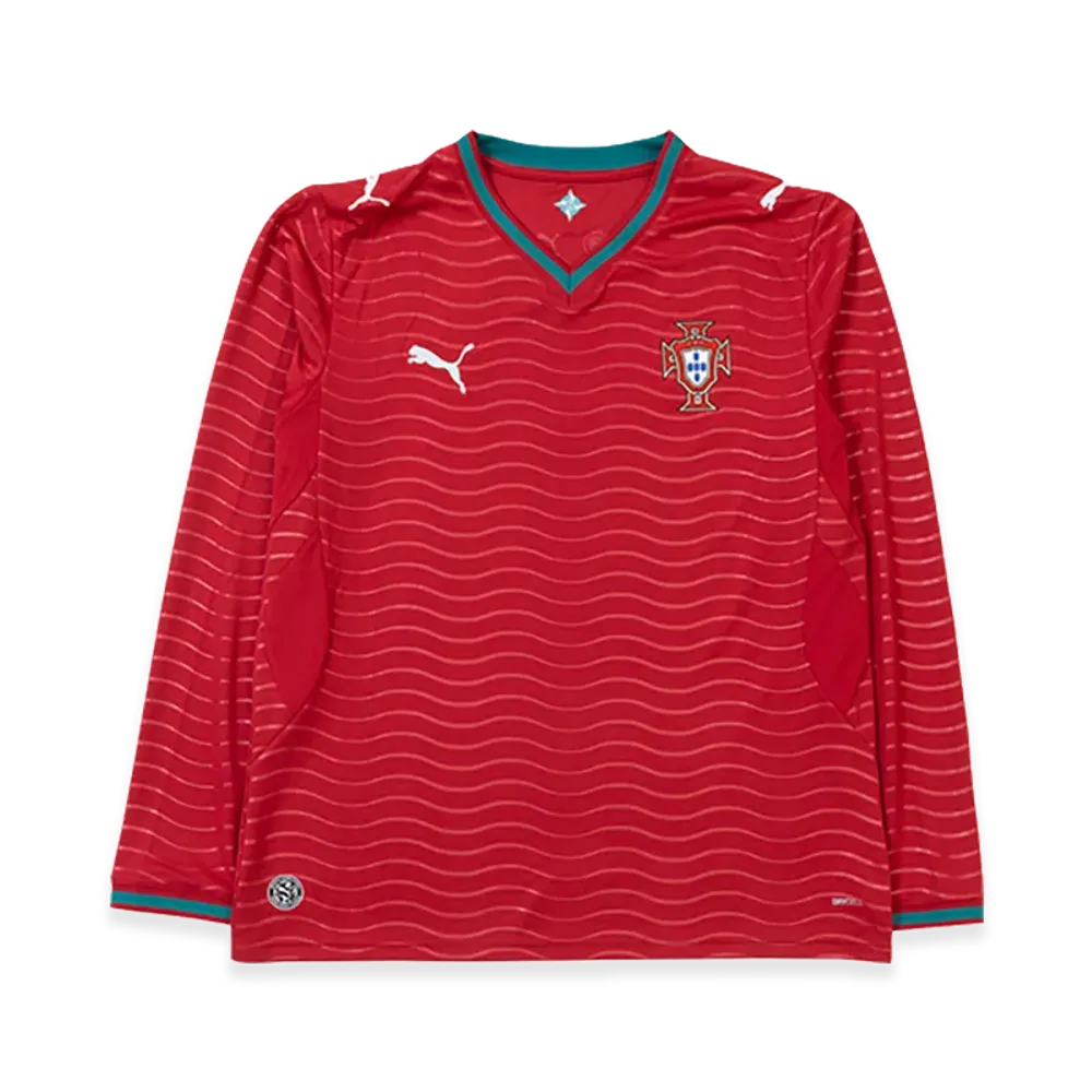 PUMA Soccer 2026 Portugal Home Long Sleeve Jersey "Club Red"