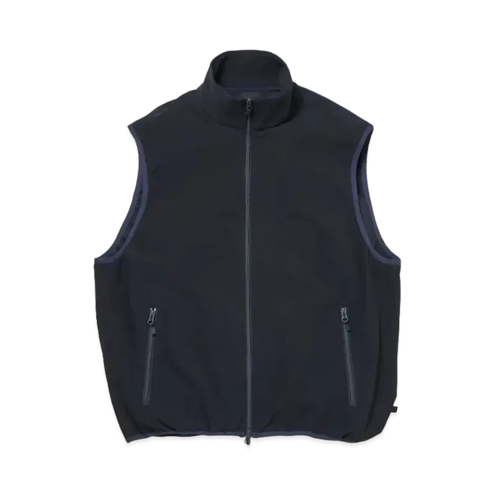 DAIWA PIER39 Tech Flex Jersey Stand Collar Vest "Navy"