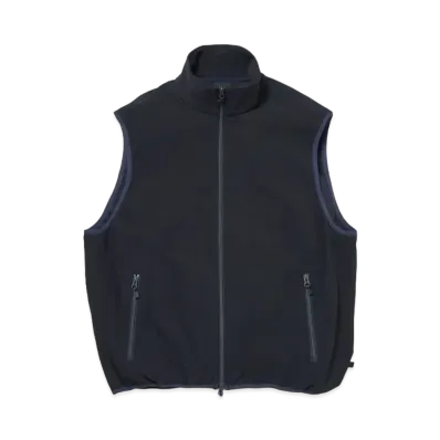 DAIWA PIER39 Tech Flex Jersey Stand Collar Vest "Navy"