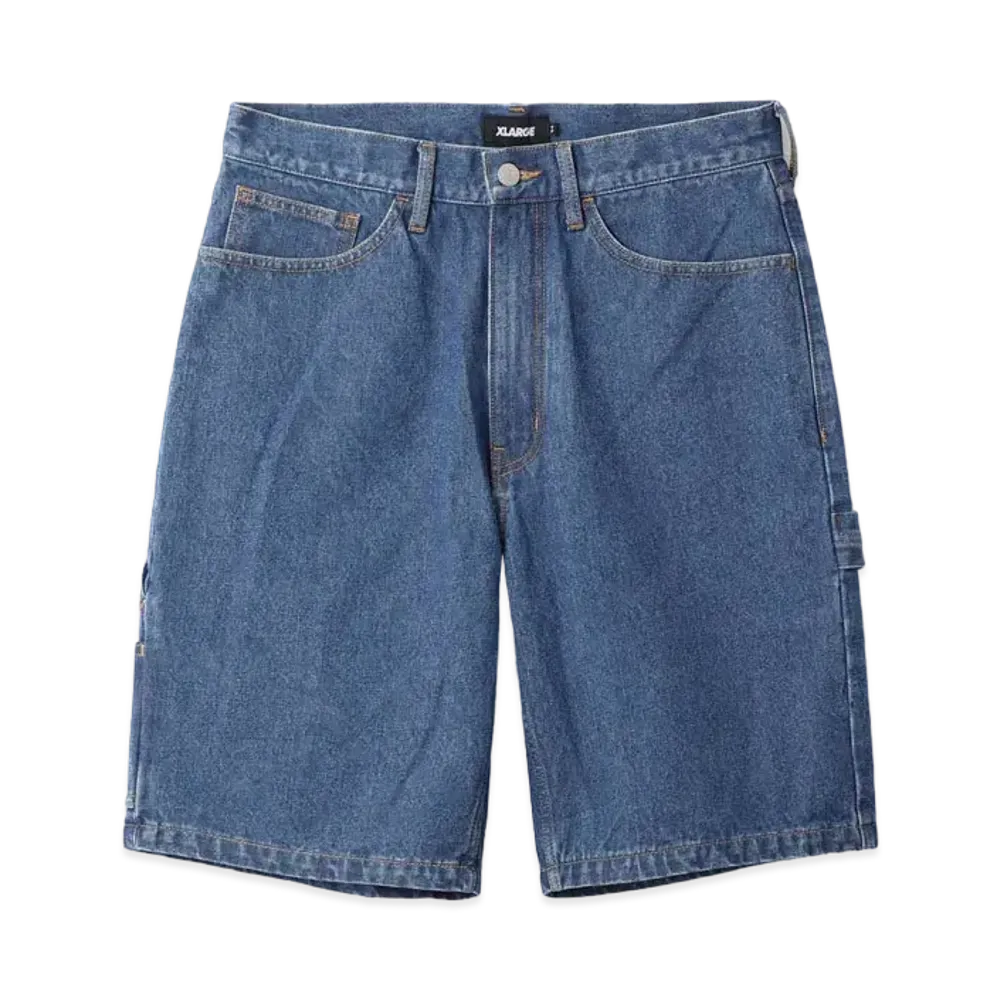 XLARGE EMBROIDERY DENIM SHORTS XLARGE "Light Indigo"