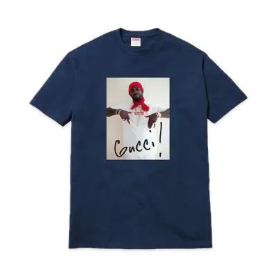 Supreme Gucci Mane Tee "Navy"