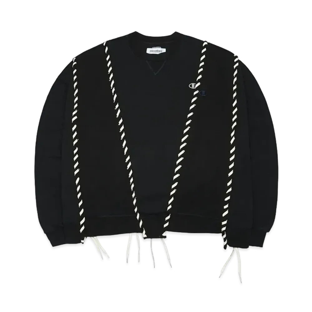 DISCOVERED WIDE CHAMP SWEAT (SNKRDUNK EXCLUSIVE) "BLACK"