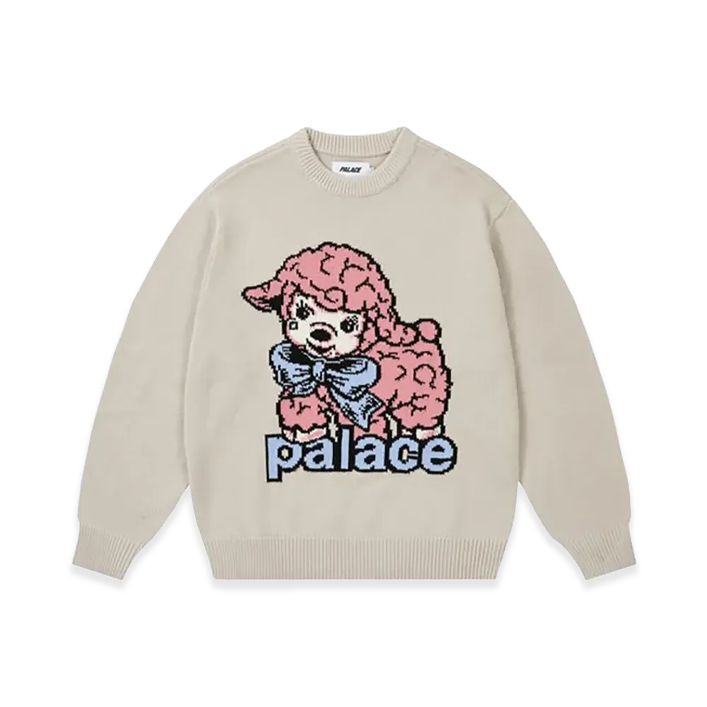 PALACE Lamb Knit "White"