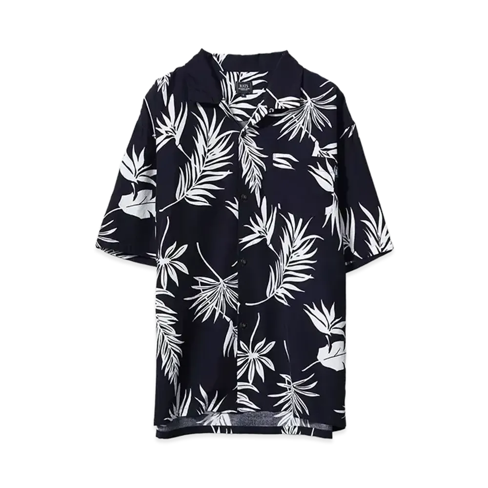RATS ALOHA S/S SHIRT "NAVY"
