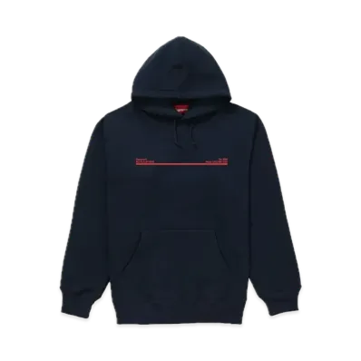 Supreme Shop Hooded Sweatshirt New York City "Navy"