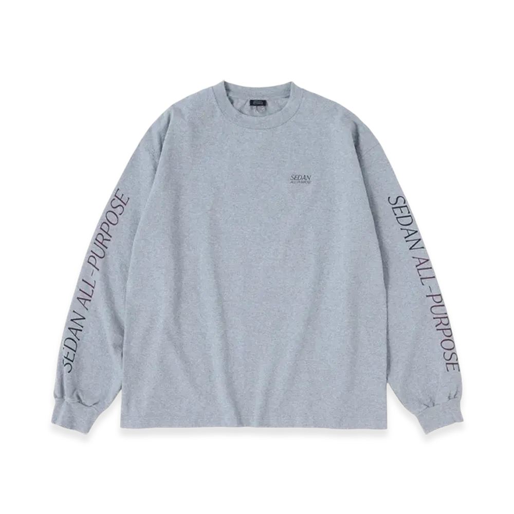 SEDAN ALL-PURPOSE OG Logo L/S Tee "Oxford Grey"