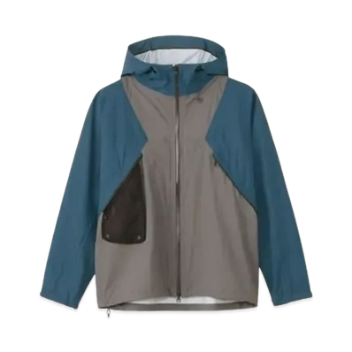 Goldwin Partex Shield Air Mountaineering Jacket (Unisex) "Focus Gray x Navy Blue"