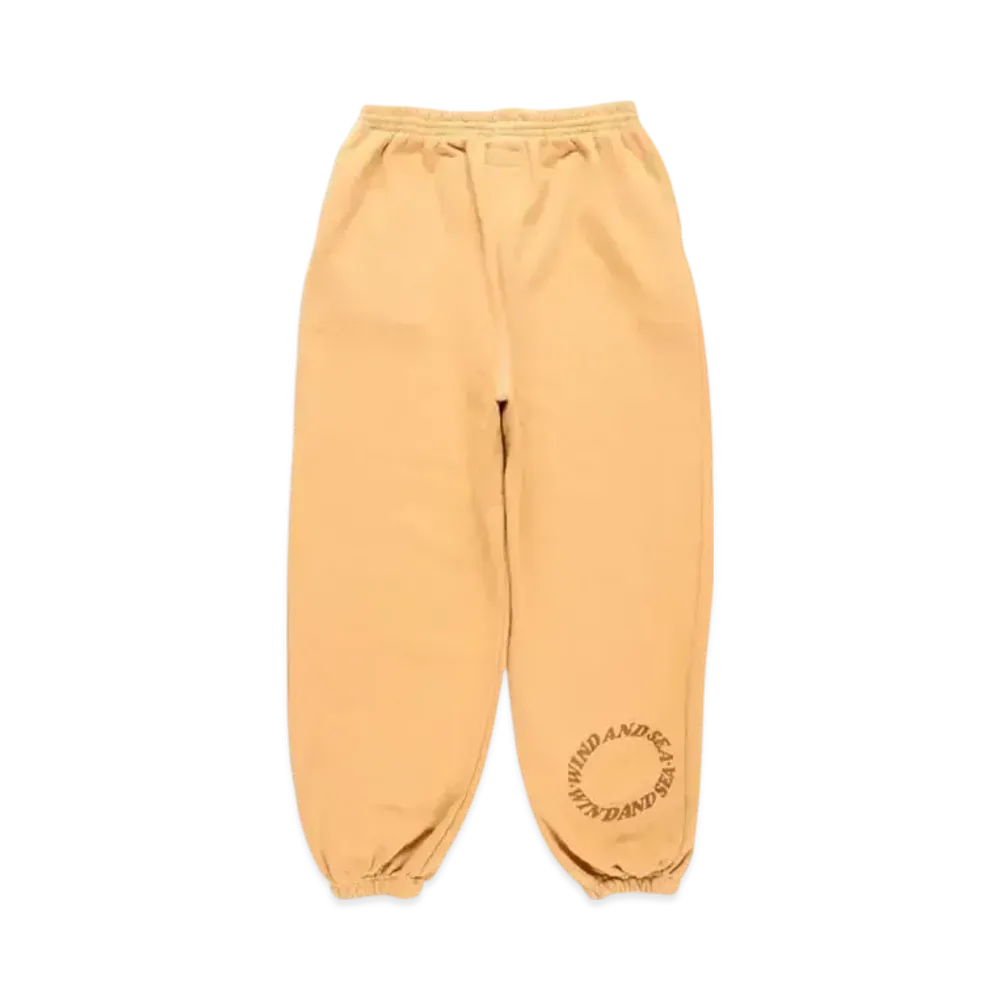 SAINT MXXXXXX x WIND AND SEA Circle Sweat Pants "Tan"