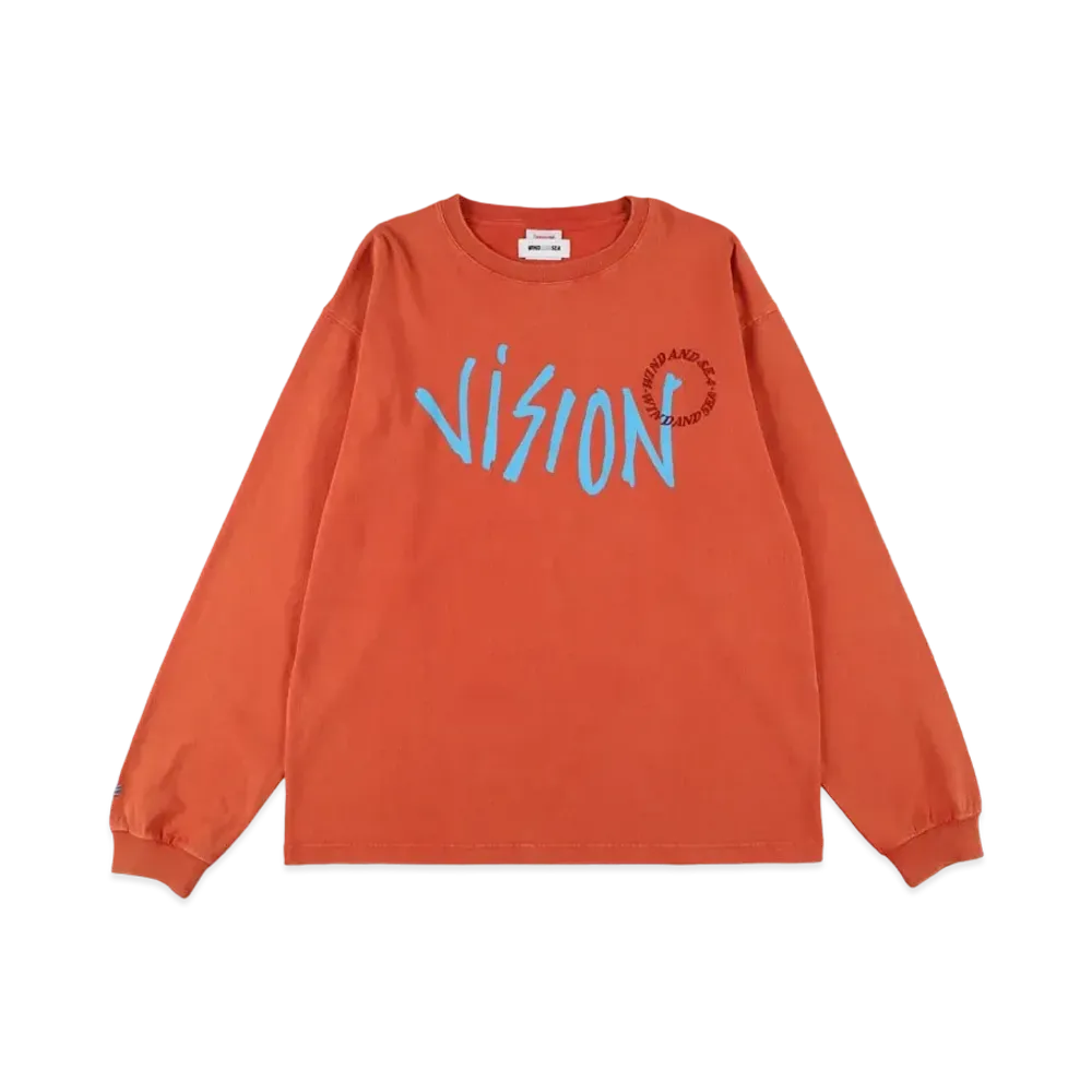 WIND AND SEA x VISION L/S Tee "Orange"
