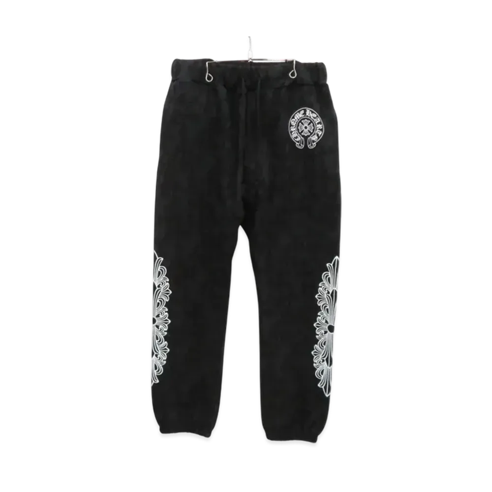 Chrome Hearts Cemetery Cross Sweat Pants "Black"