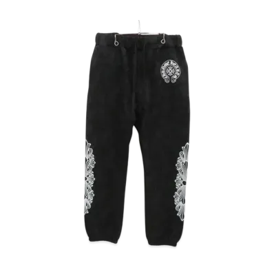 Chrome Hearts Cemetery Cross Sweat Pants "Black"