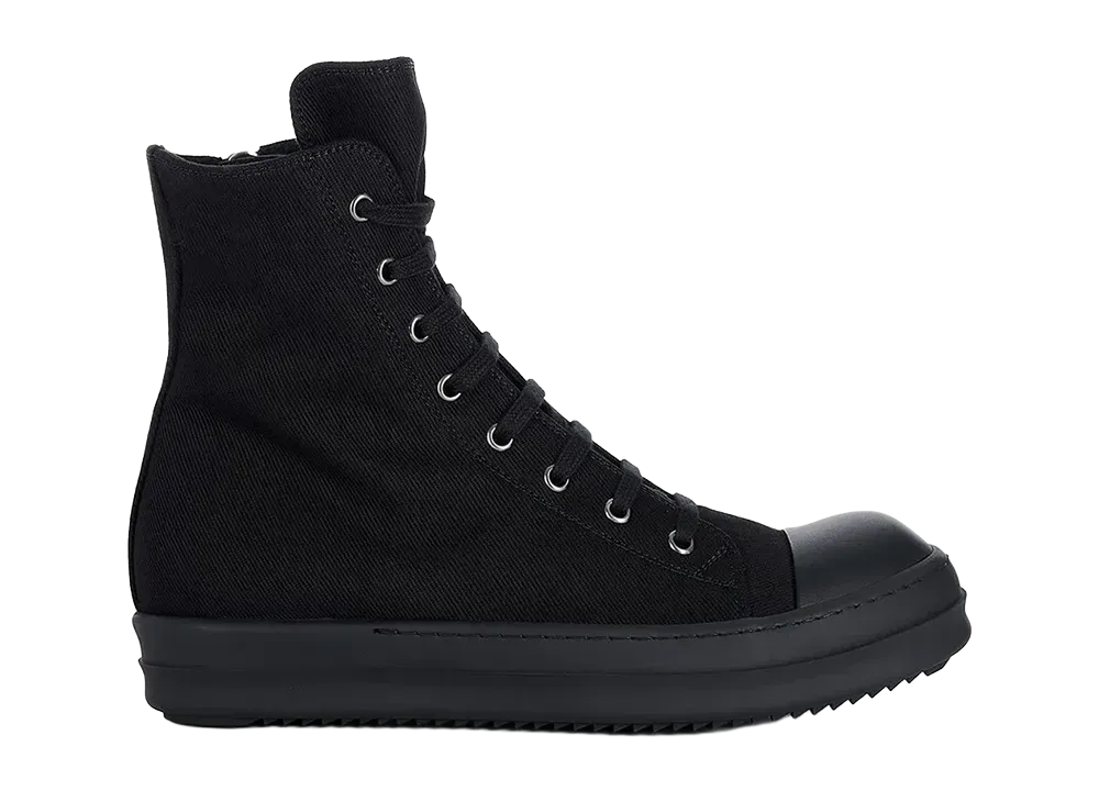 Rick Owens Women's DRKSHDW FW25 Concordians Sneaks "All Black"