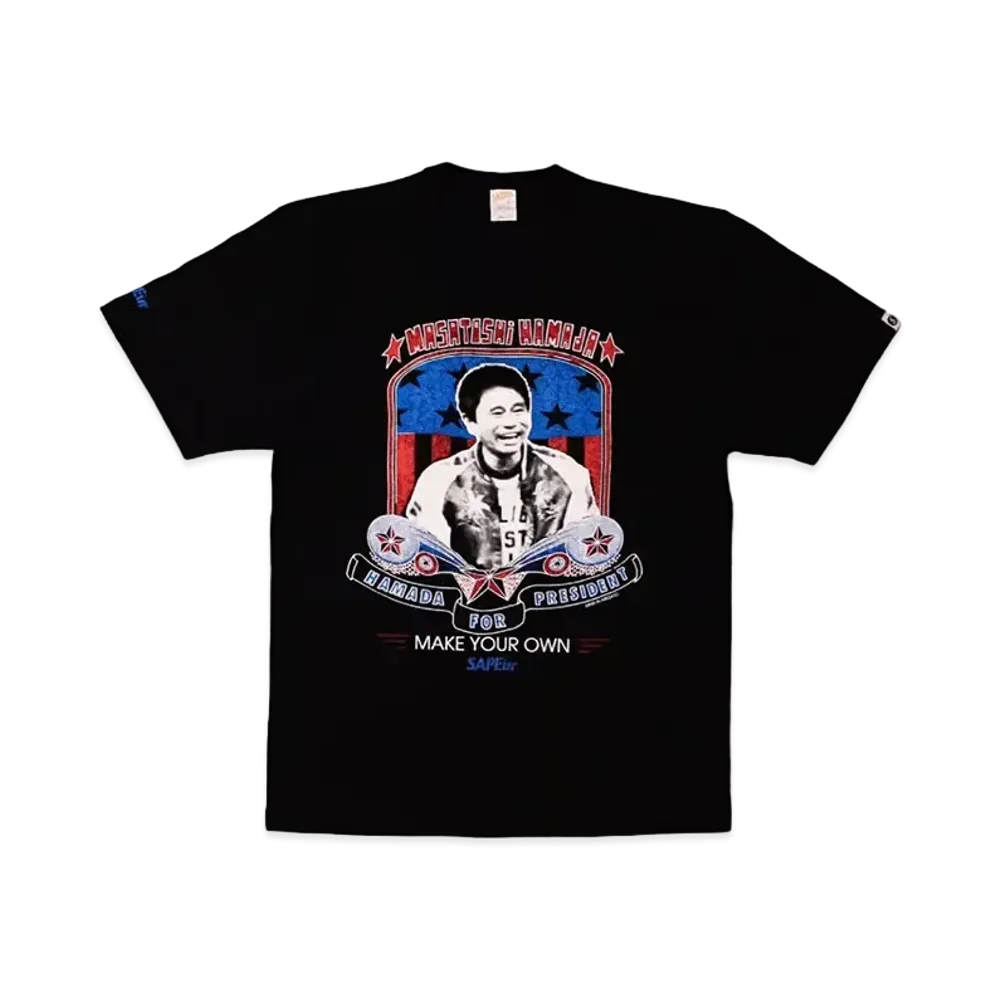 SAPEur x MASATOSHI HAMADA Hamada for President S/S Tee "Black"