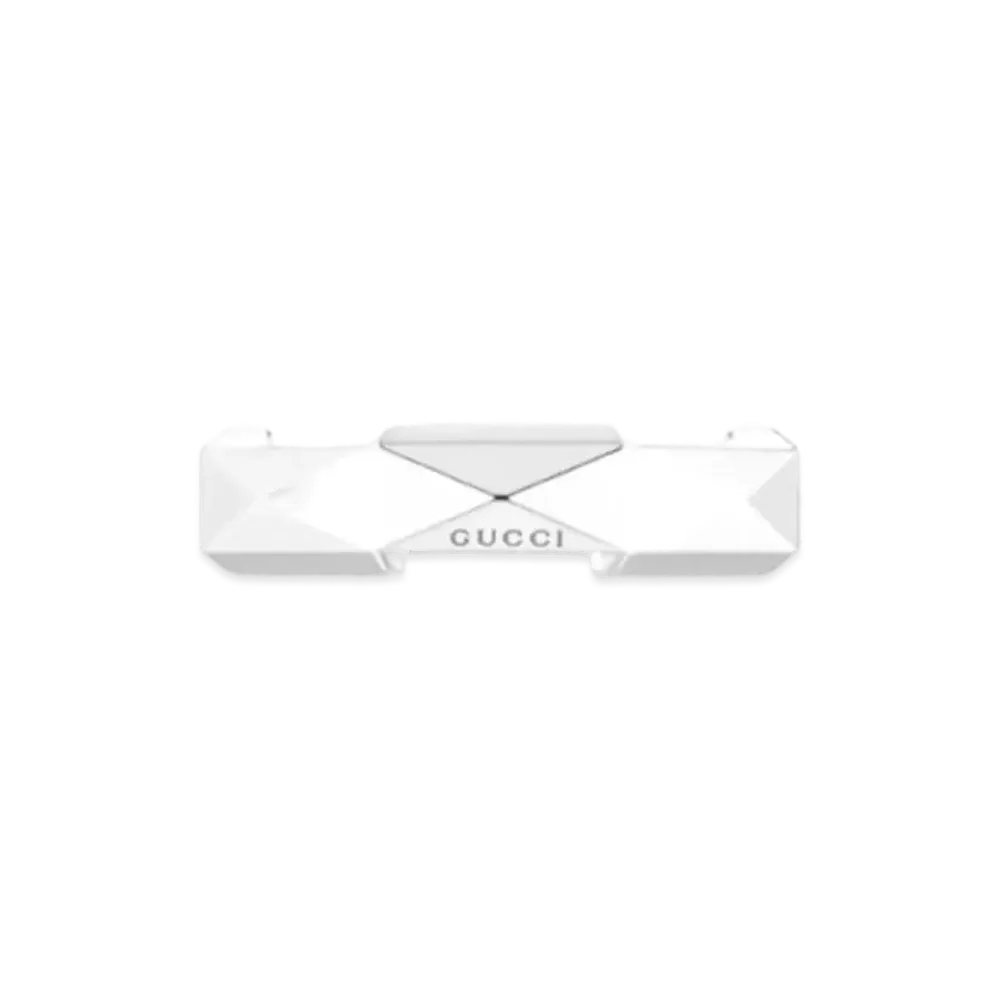 GUCCI Link To Love Studs Ring "Silver"