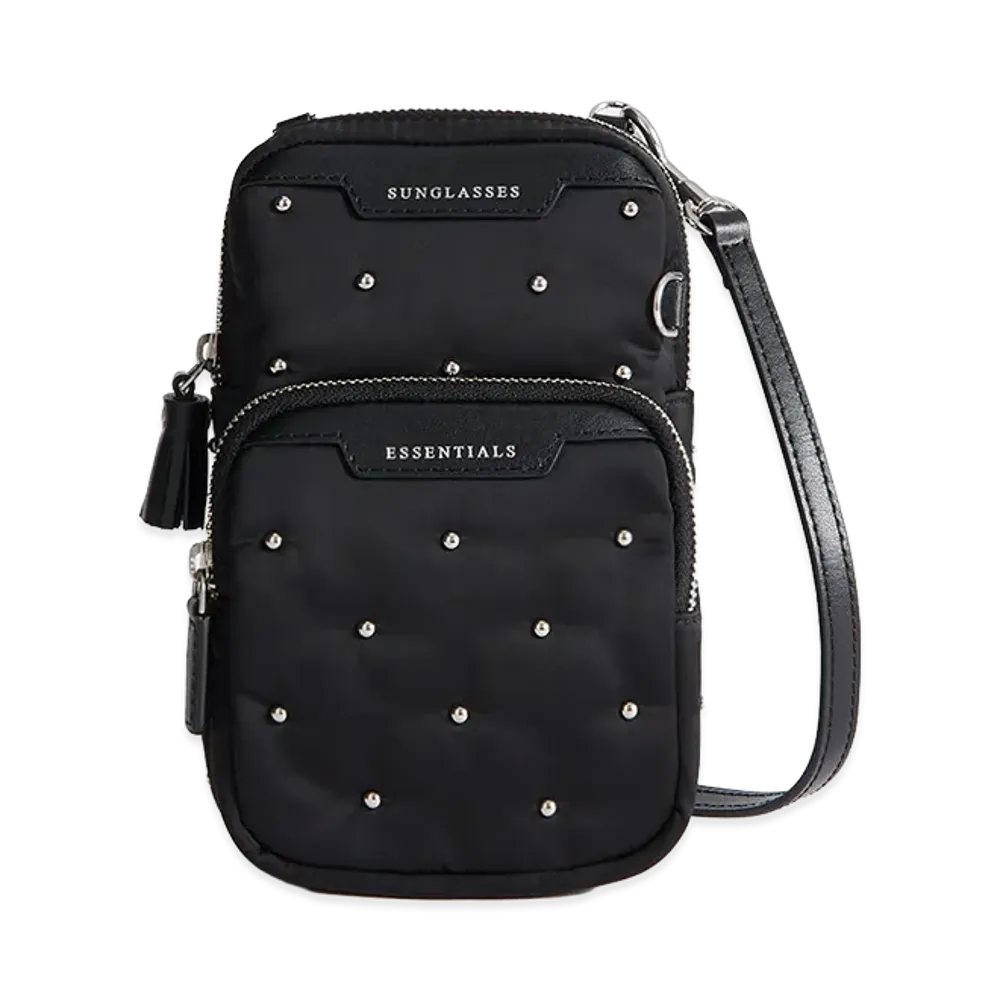 Anya Hindmarch Labelled Essentials Cross-Body Studs "Black"