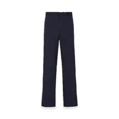 PRADA Poplin Stretch Pants "Navy"