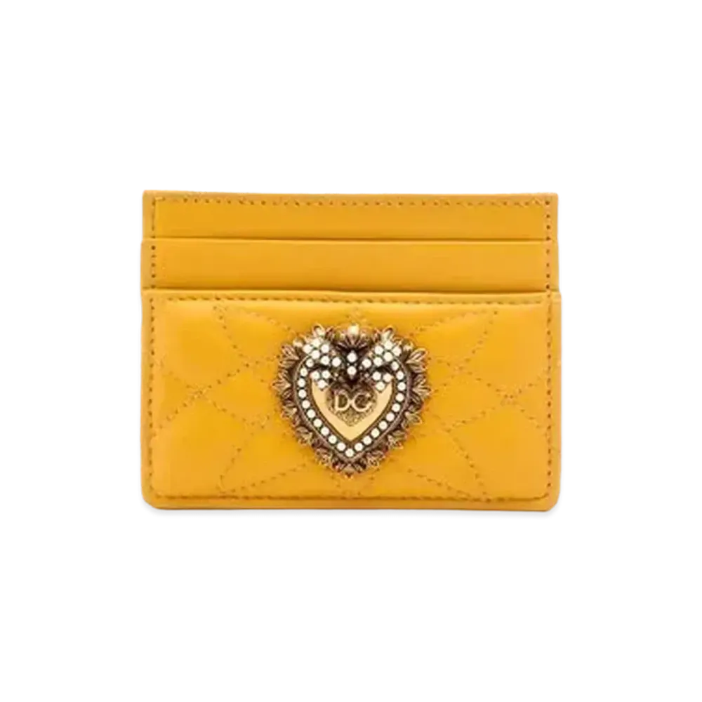Dolce&Gabbana Devotion Credit Card Holder "Yellow"