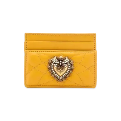 Dolce&Gabbana Devotion Credit Card Holder "Yellow"