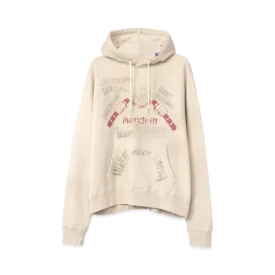 Maison MIHARA YASUHIRO Mendrill x GS Distressed Hoodie "White"