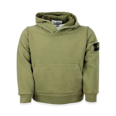 Stone Island Kids Hoodie "Green"