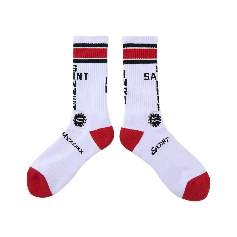 SAINT Mxxxxxx Socks Saint Sinner "Red"