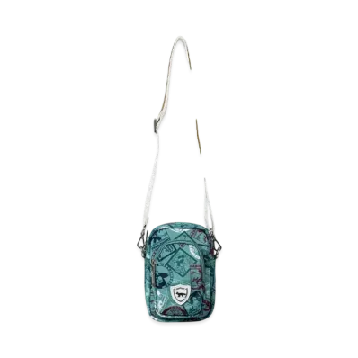 Maison Kitsune Golf Stamp Print Mini Bag "Blue Green"