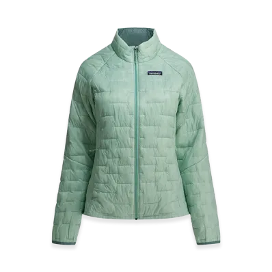 Patagonia Women's "W's Micro Puff" Short Down Jacket "Light Blue"