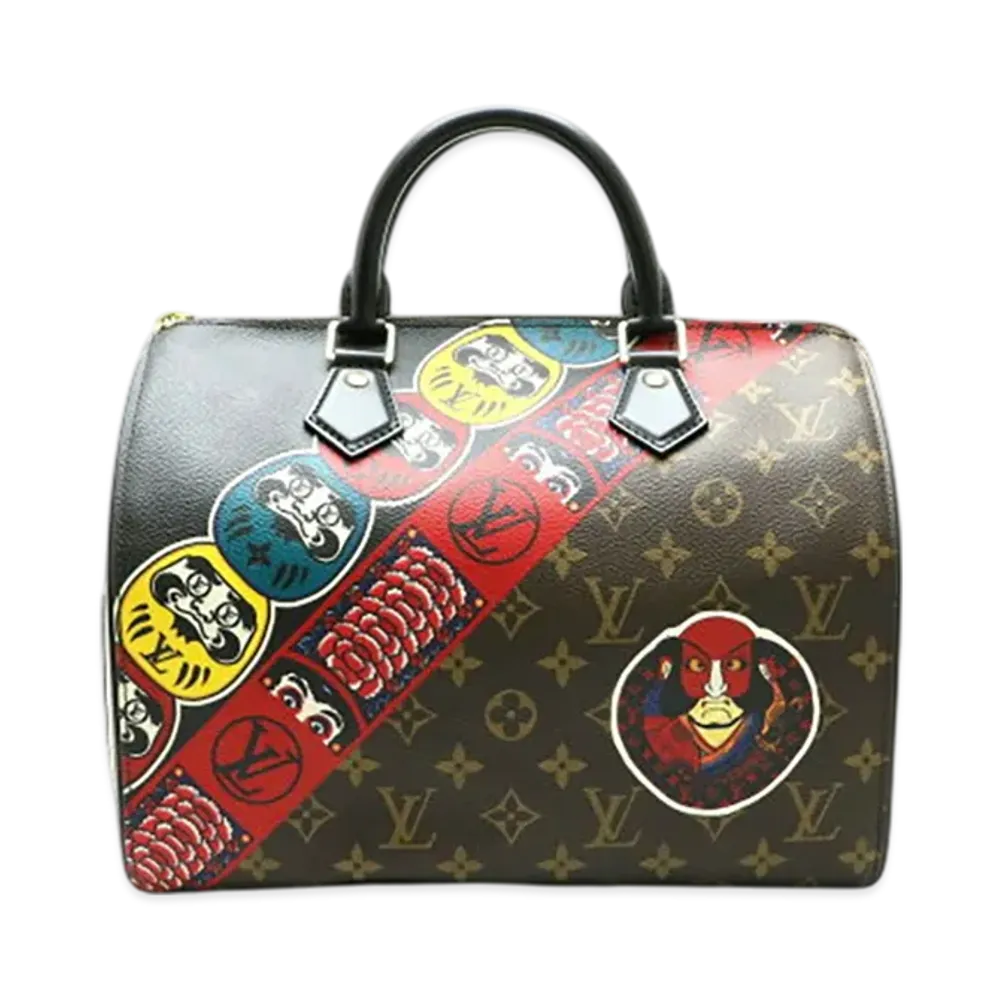 Louis Vuitton x Kansai Yamamoto Monogram Epi Speedy 30 Handbag "Brown"