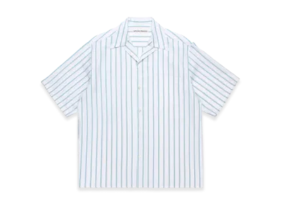 WACKO MARIA x Soktas Striped Open Collar Shirt "Green"