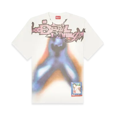 Diesel T-Boxt-V13 T-Shirt "Blue/Orange"