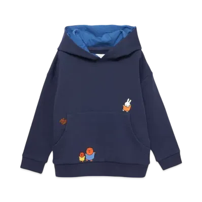 graniph x Miffy Dance Kids Fleece Parka "Navy"